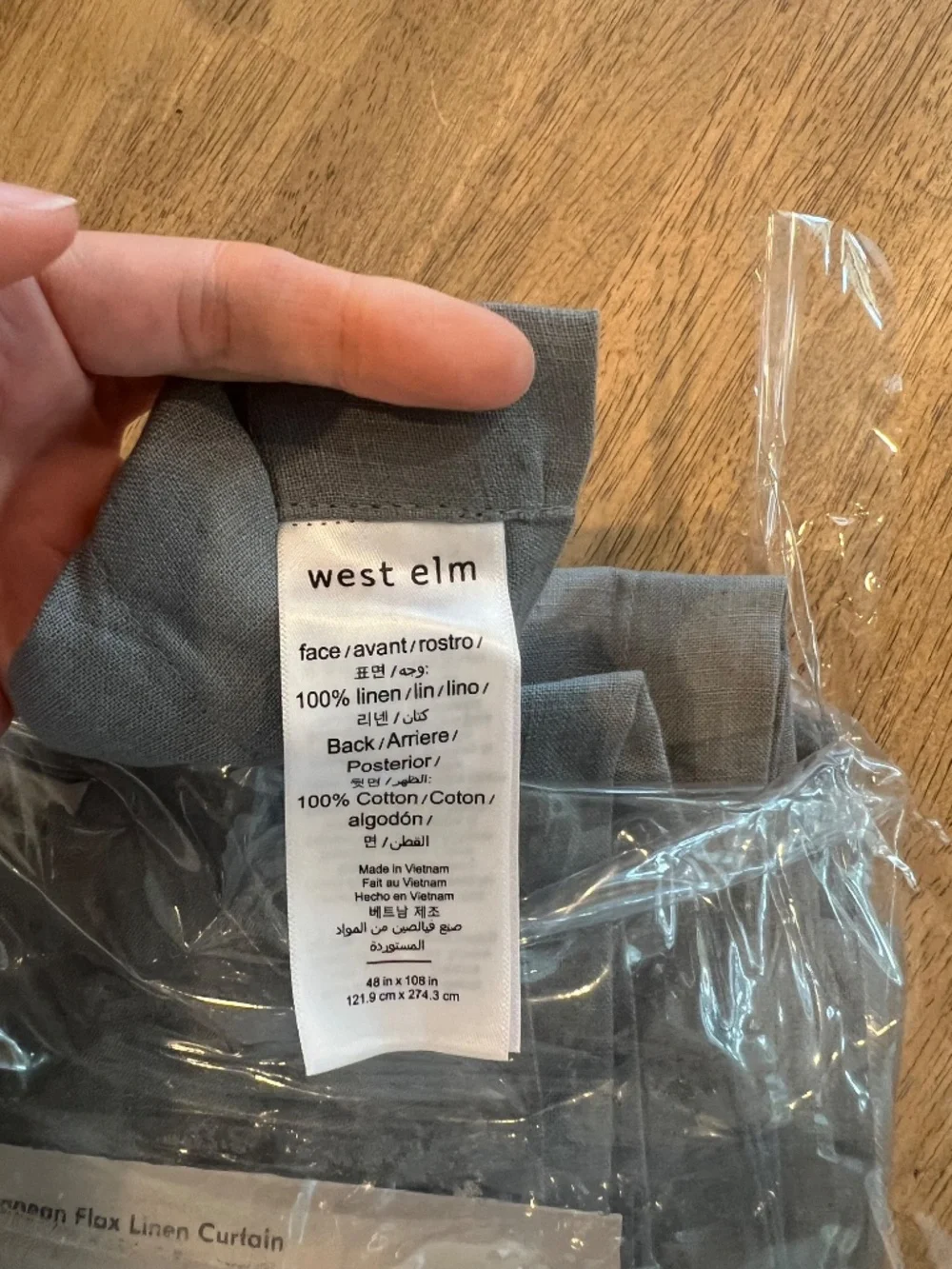 West Elm NWT European Linen Curtains